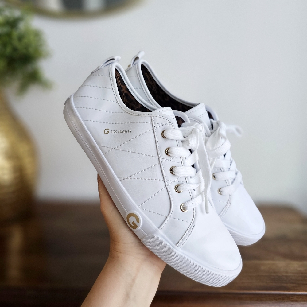 G By Guess Women's Orfin Faux-Leather Sneakers with Brand Accents Size 10 M - Picture 12 of 16